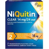 Niquitin Clear Nicotinepleisters 14 mg Stap 2 7 stuks