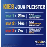 NiQuitin - Clear Pleisters - 21 mg - Stap 1 - 7 Stuks