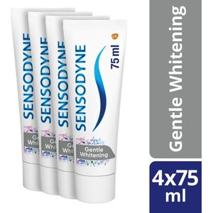 Sensodyne Gentle Whitening 4 X 75 ML - Tandpasta voor gevoelige tanden
