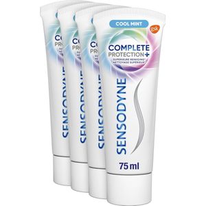 Sensodyne Complete Protection + Cool Mint tandpasta - voordeelverpakking - 4x75 ml
