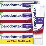 Parodontax Ultra Clean dagelijkse tandpasta tegen bloedend tandvlees 4 x 75ml