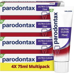 Parodontax Ultra Clean dagelijkse tandpasta tegen bloedend tandvlees 4 x 75ml