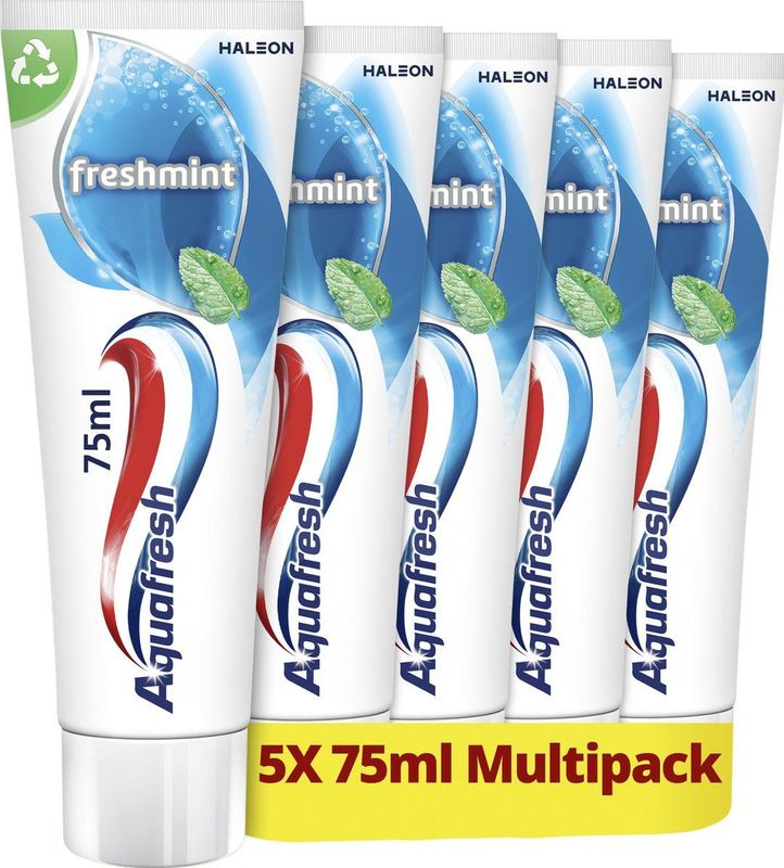 Aquafresh - Freshmint - Tandpasta - 5 Stuks - 3-in-1