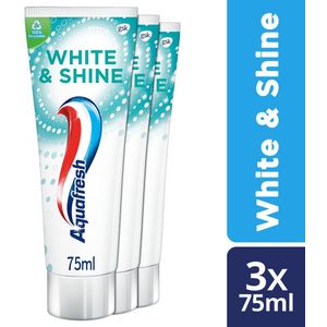 Aquafresh White & Shine tandpasta voordeelverpakking 3x75 ml