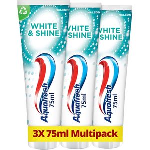 Aquafresh White & Shine tandpasta voordeelverpakking 3x75 ml