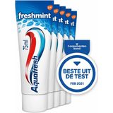 Aquafresh - Freshmint - Tandpasta - 5 Stuks - 3-in-1 - Frisse Adem