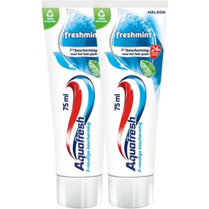 Aquafresh - Freshmint - Tandpasta - 2 Tubes - Gezonde Tanden