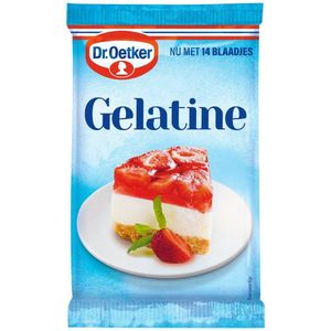 Dr. Oetker Bladgelatine 20 x 14 stuks