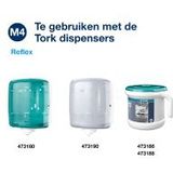 TORK 473242 Reflex™ multifunctionele Papieren poetsdoekjes Aantal: 5142 stuk(s)