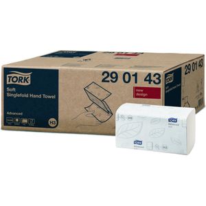 Tork 553000 H3-dispenser voor Z-vouw/C-vouw handdoeken (wit)