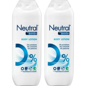 Neutral 0% Bodylotion Parfumvrij - 2 x 250 ml - Voordeelverpakking