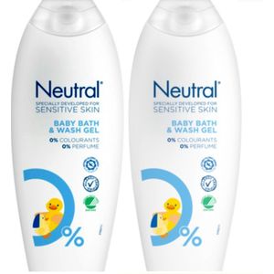 Neutral 0% Baby Washgel - 2 x 250 ml - Voordeelverpakking