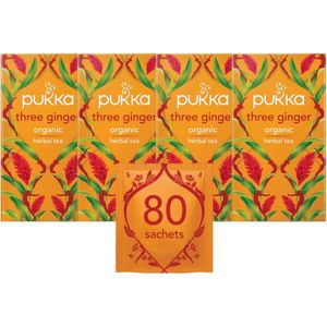 Pukka Three Ginger Thee - 4 x 20 zakjes