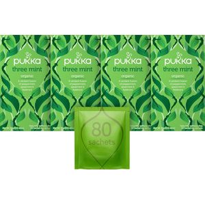 Pukka Three Mint Thee - 4 x 20 zakjes