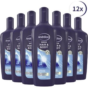 Andrélon Men - Shampoo - Hair & Body - 300ml x 12