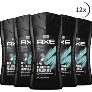 Axe Apollo Showergel - 12 x 250 ml - Voordeelverpakking