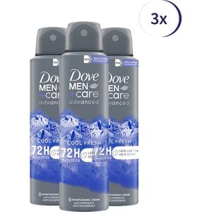 Dove Men+Care - Cool Fresh - Deodorant - 3 x 150 ml - Voordeelverpakking