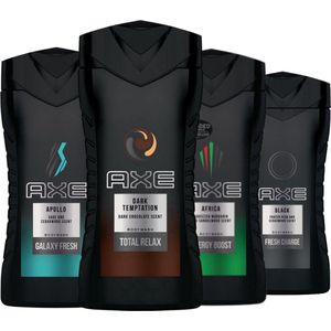 AXE Showergel Mix Geschenkset - 4 stuks - Voordeelverpakking