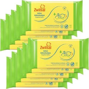 Zwitsal lotion wipes - babydoekjes pak … 10 x 65 stuks = 650 stuks