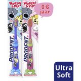 Prodent Tandenborstel - Woezel & Pip 0-6 jaar - voor kinderen van 0 tot 6 jaar - 1 stuk