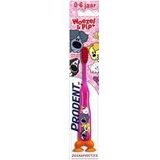 Prodent Tandenborstel - Woezel & Pip 0-6 jaar - voor kinderen van 0 tot 6 jaar - 1 stuk