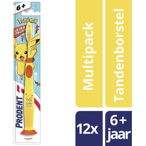 Prodent Pokémon Junior 6-12jr Tandenborstel  - 12 Stuks - Voordeelverpakking