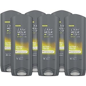 Dove douchegel Men+Care, sport, actief+ fris, 250 ml, verpakking van 3 stuks