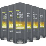 6x Dove Douchegel Men+ Care Active Fresh 250 ml