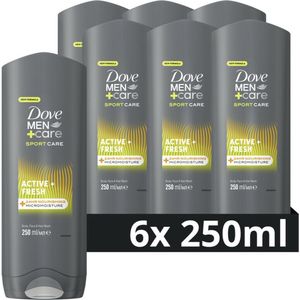 Dove Men+Care Sport Active Fresh Douchegel - 6 x 250 ml