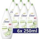 Dove Refreshing Douchegel - 6 x 250 ml - Voordeelverpakking