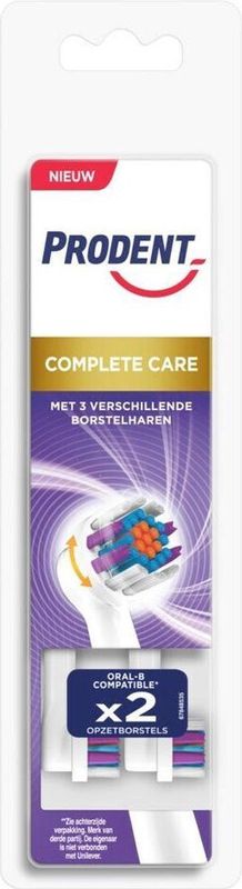 Prodent Opzetborstels Long Active 2 stuks