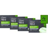 Dove Men + Care Extra Fresh Body + Face Bar - 4 x 100 g