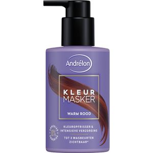 Andrélon kleurmasker warm rood 200 ml.