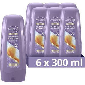 Andrélon Special Hydratatie & Volume Conditioner -​ 6 x 300 ml - Voordeelverpakking