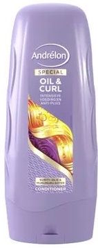 Andrélon - Oil & Curl Conditioner - Voor Krullend Haar - Buriti-Olie - Muru Muru-Boter
