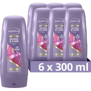 Andrélon Conditoner Shine & Care - 6 x 300 ml - Voordeelverpakking