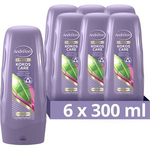 Andrélon Special Kokos Care Conditioner - 6 x 300 ml - Voordeelverpakking