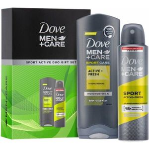 Dove Men Care Endurance Sport Duo Douchegel 250 ml + Anti-transpirant Spray 150 ml 1 Set