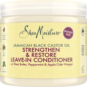 6x Shea Moisture Jamaican Black Strengthen & Restore Leave-In Conditioner 431 ml