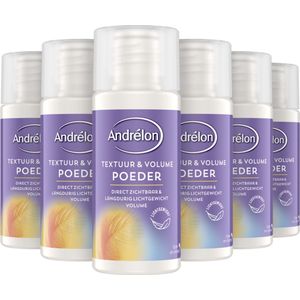 6x Andrelon Haarpoeder Extra Volume 7 gr