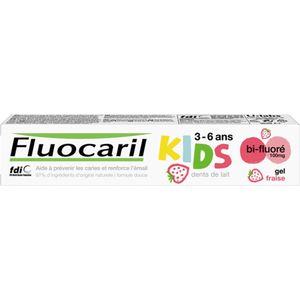 Fluocaril Tandpasta Bi-Fluore Kids Aardbei 50ml