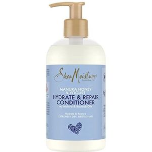 Shea Moisture SD21951 Manuka Honing & Yoghurt Hydraterende en herstellende conditioner, met mafura- en baobabolie, om extreem droog, broos haar te hydrateren en te herstellen 384 ml