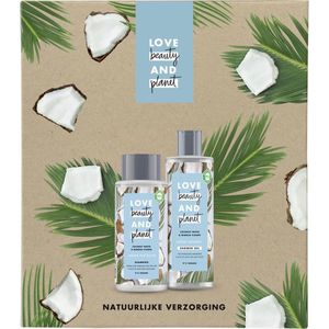 Love Beauty and Planet Coconut Water & Mimosa Flower Geschenkset - Douchegel en Shampoo - het ideale cadeau voor iedere gelegenheid