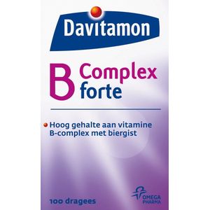 Davitamon vitamine B-Complex Forte met Biergist en vitamine B12 - 200 Tabletten