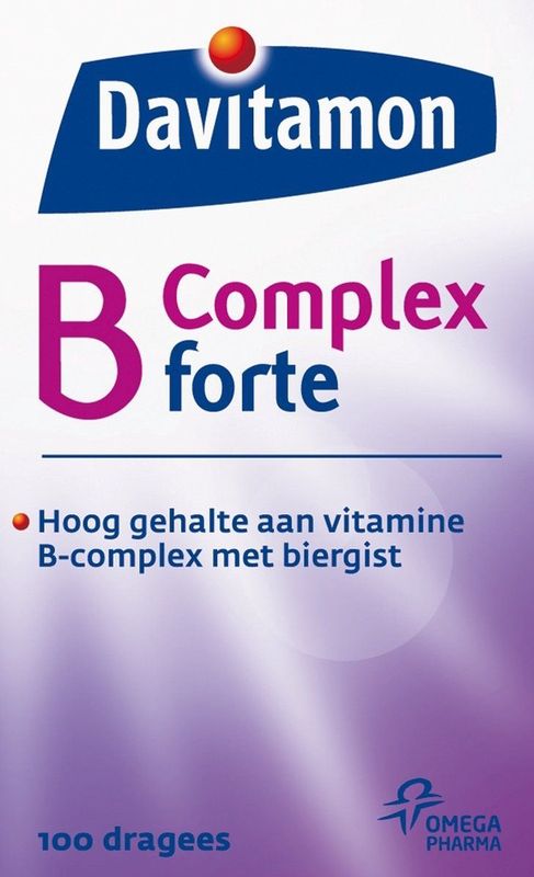 Davitamon vitamine B-Complex Forte met Biergist en vitamine B12 - 200 Tabletten