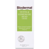 Biodermal Dagcreme Vette & Gemengde Huid - 50ml  - Helpt glimmen voorkomen
