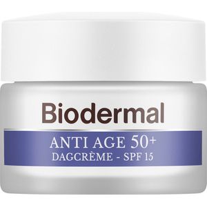 Biodermal - Anti Age Dagcrème - 50ml - Met Hyaluronzuur en Vitamine E - SPF15