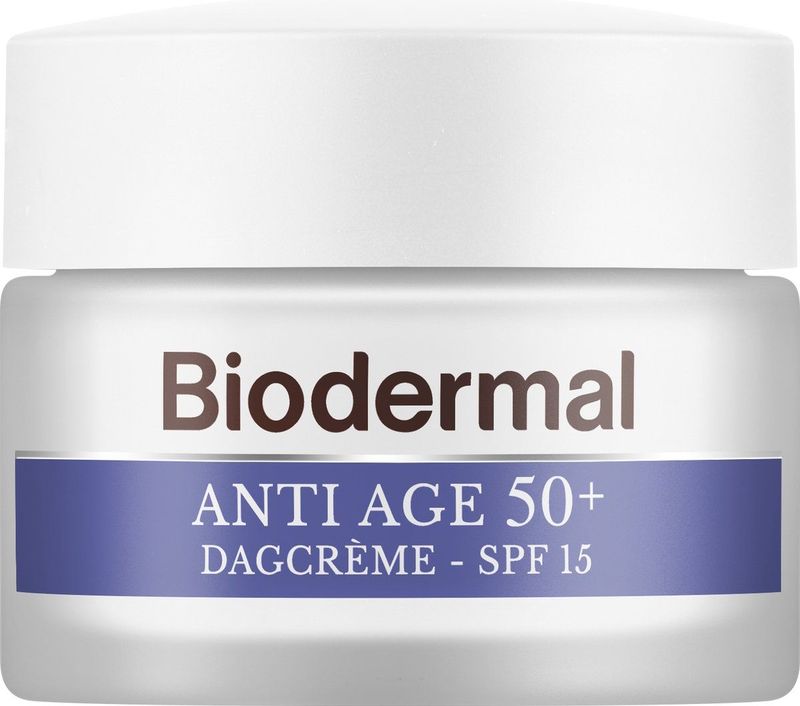 Biodermal - Anti Age Dagcrème - 50ml - Met Hyaluronzuur en Vitamine E - SPF15