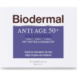 Biodermal Anti Age nachtcrème 50+ - Nachtcrème met niacinamide & sheaboter - Helpt rimpels verminderen - 50ml