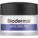 Biodermal Anti Age nachtcrème 50+ - Nachtcrème met niacinamide & sheaboter - Helpt rimpels verminderen - 50ml